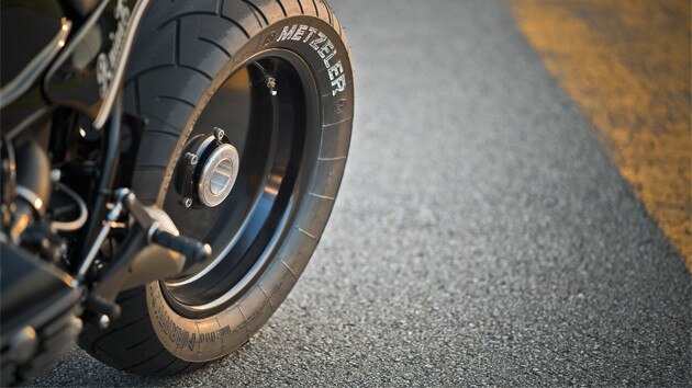 Highway Fighter with view on back wheel