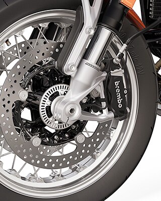 Silver spoked wheels Option 719 Classic II wheel