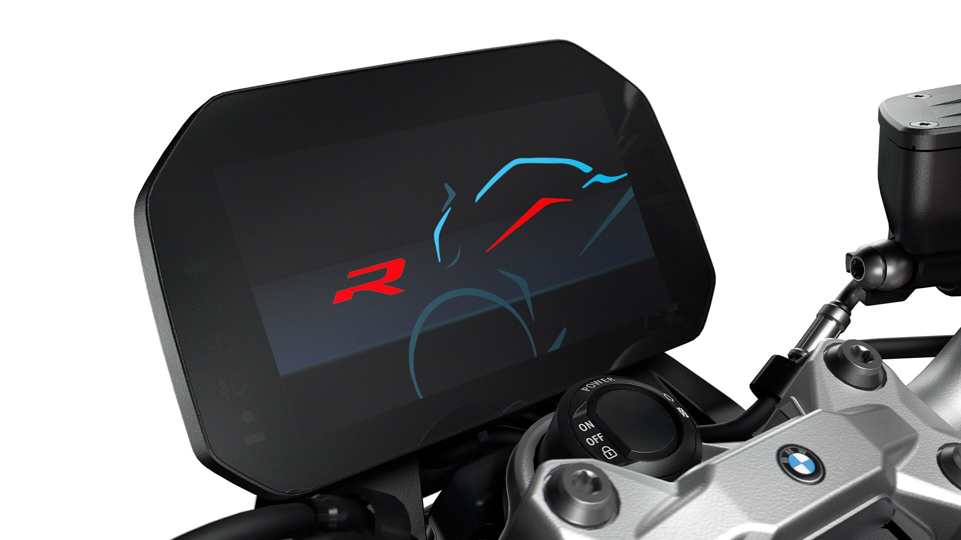 We see the large 6.5“ TFT display of the F 900 R.