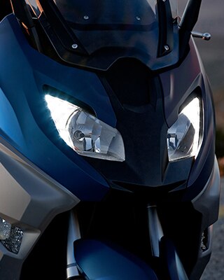 Frontal bien definido de la C 650 Sport
