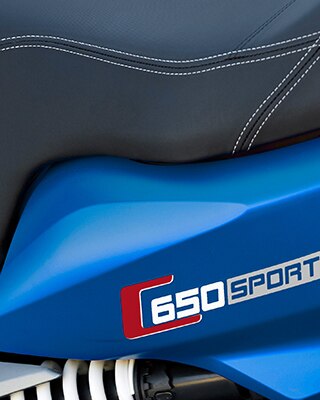 Detalles de la C 650 Sport