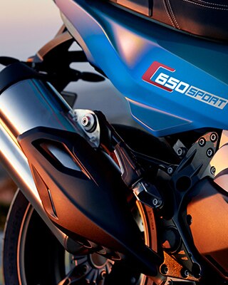 Sección trasera de la C 650 Sport